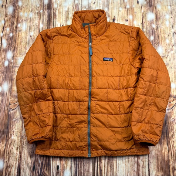Patagonia Other - Patagonia Nano Puff Puffer Kids Jacket Size 12 for Kids Large Orange Unisex